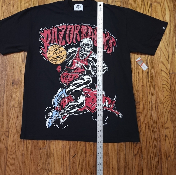 Warren Lotas Arkansas Razorbacks Basketball Tshirt Mens Size Large NEW - Picture 4 of 7